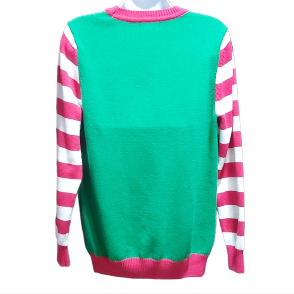 To Be Jolly Women's Christmas Sweater Size Medium EUC - Picture 2 of 7